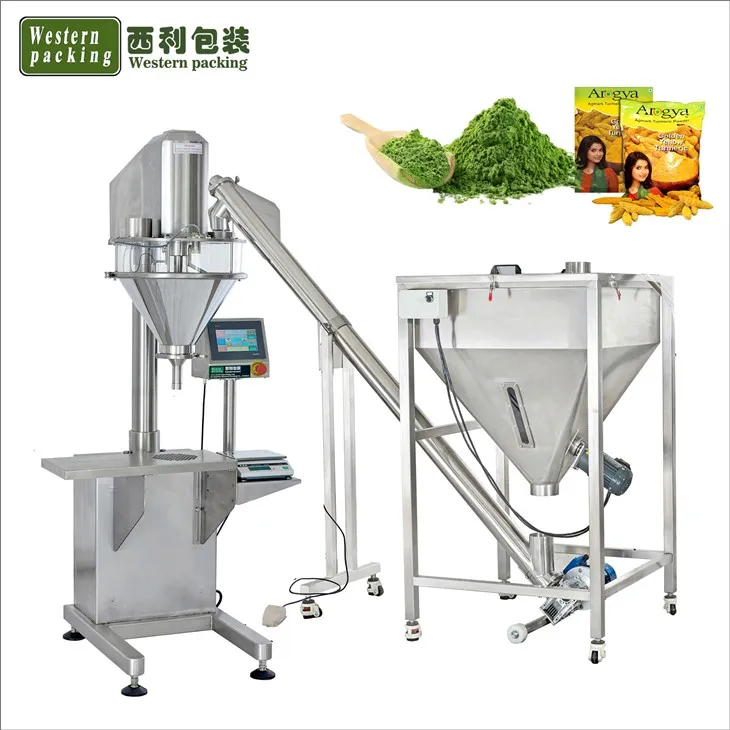 Yarı Otomatik Burgu Küçük Toz Dolum Makinesi